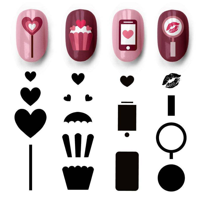 Love is... 12 ✦ Nail Stamping Plate - MoYou London