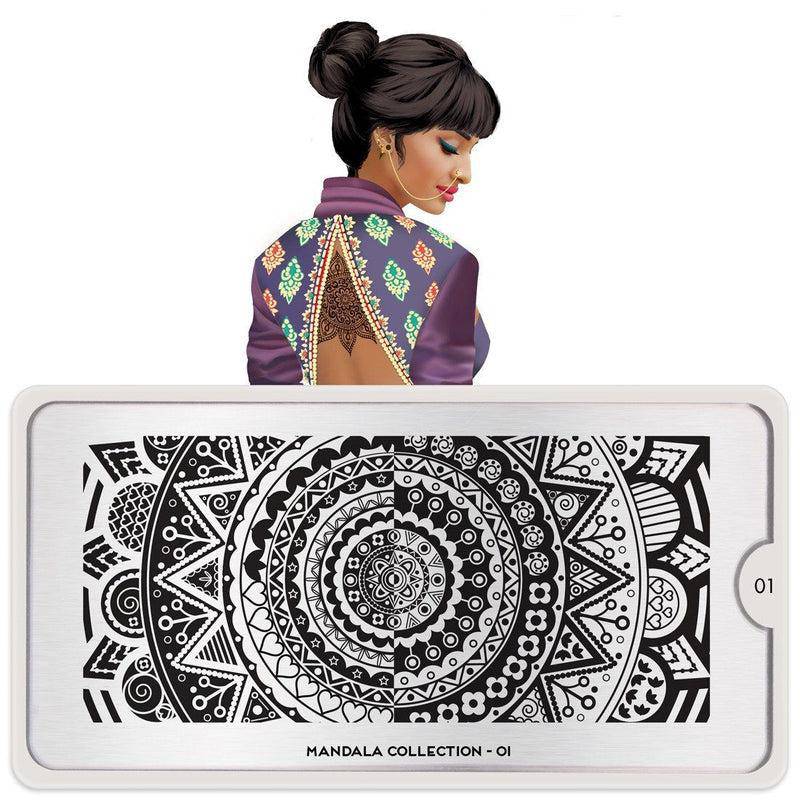 Mandala 01 ✦ Nail Stamping Plate - MoYou London