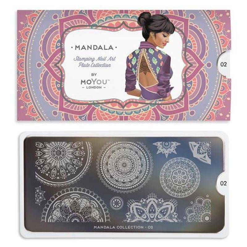 Mandala 02 ✦ Nail Stamping Plate - MoYou London