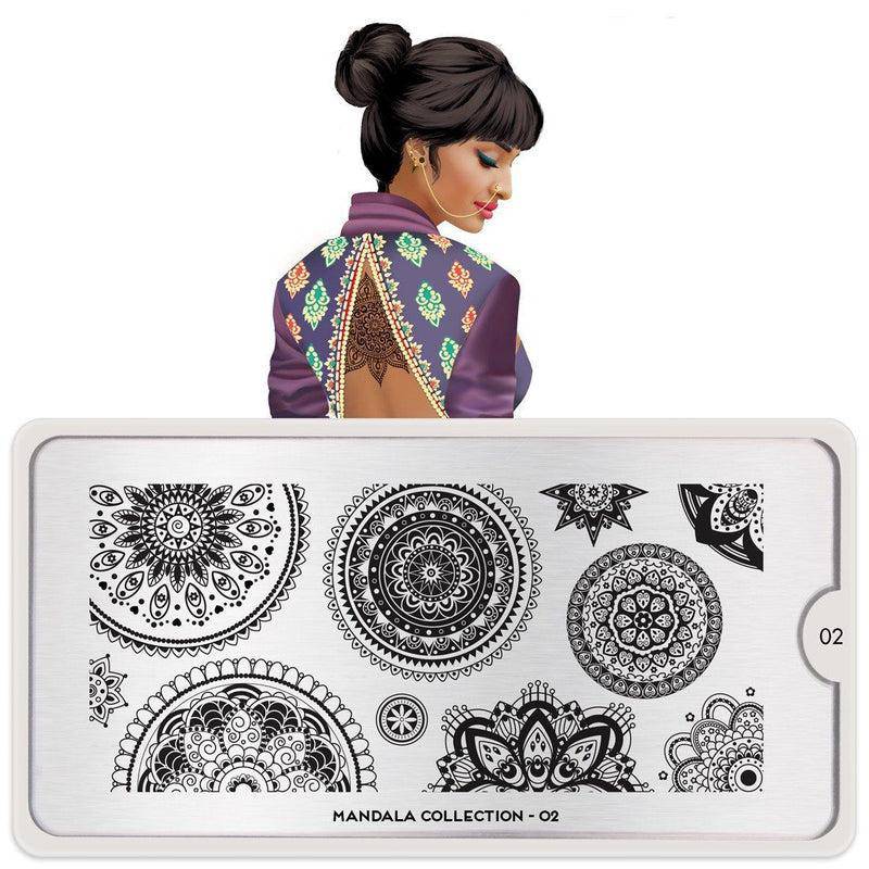 Mandala 02 ✦ Nail Stamping Plate - MoYou London