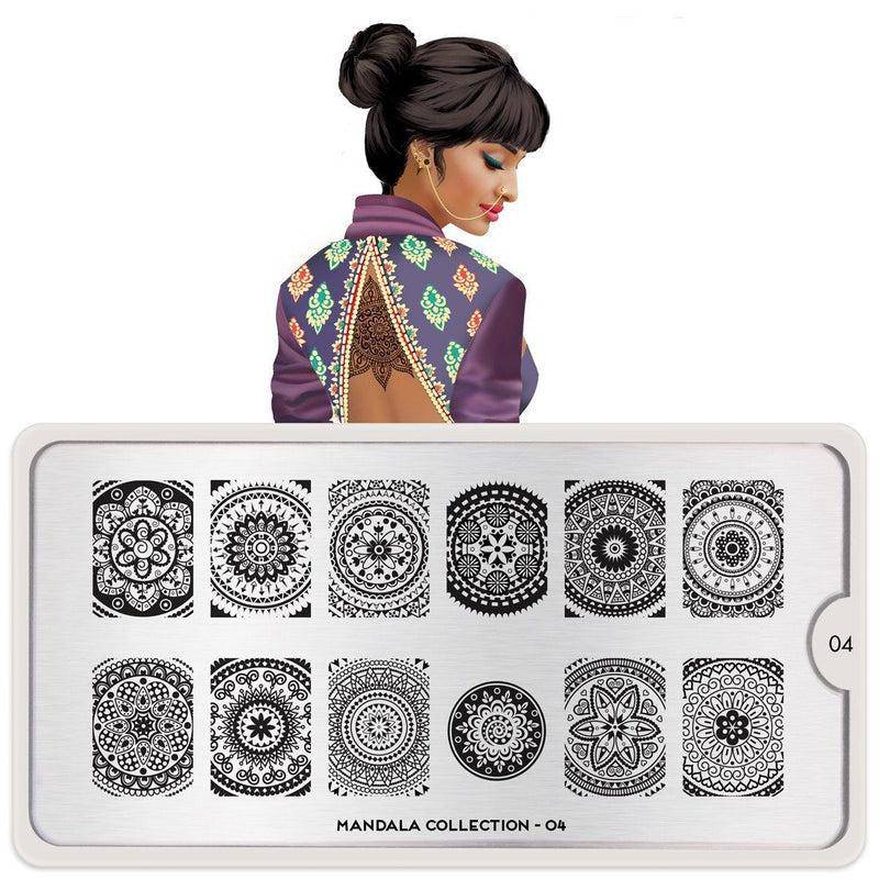 Mandala 04 ✦ Nail Stamping Plate - MoYou London