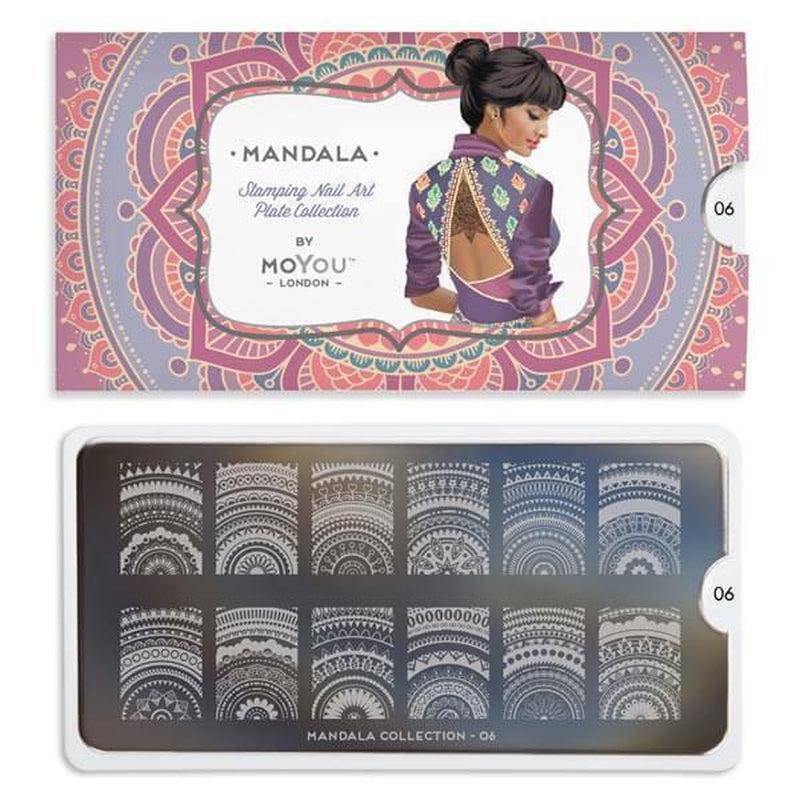 Mandala 06 ✦ Nail Stamping Plate - MoYou London