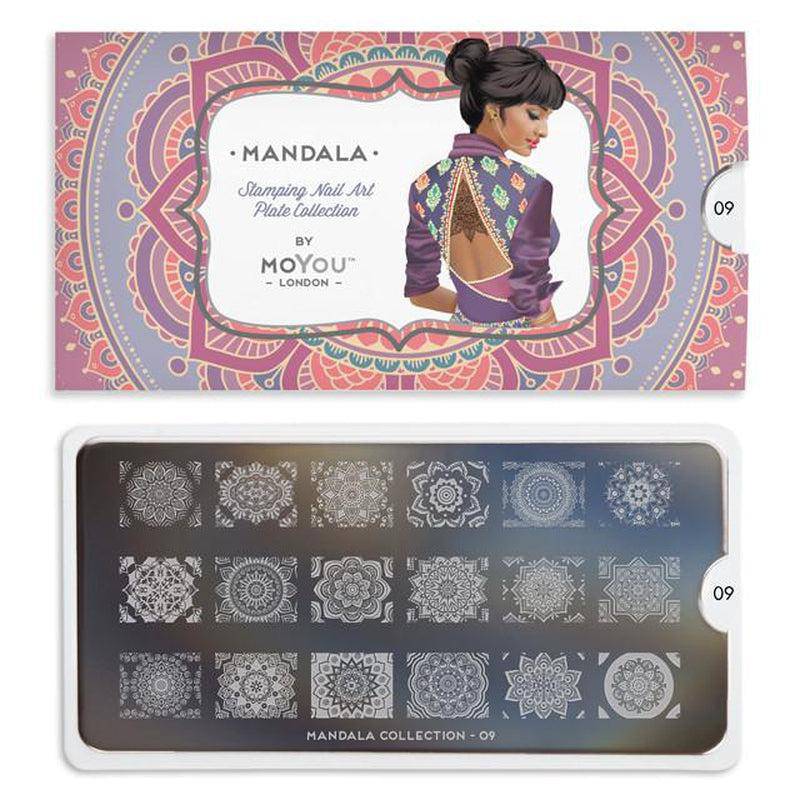 Mandala 09 ✦ Nail Stamping Plate - MoYou London