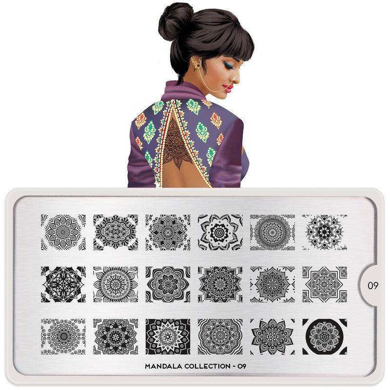 Mandala 09 ✦ Nail Stamping Plate - MoYou London