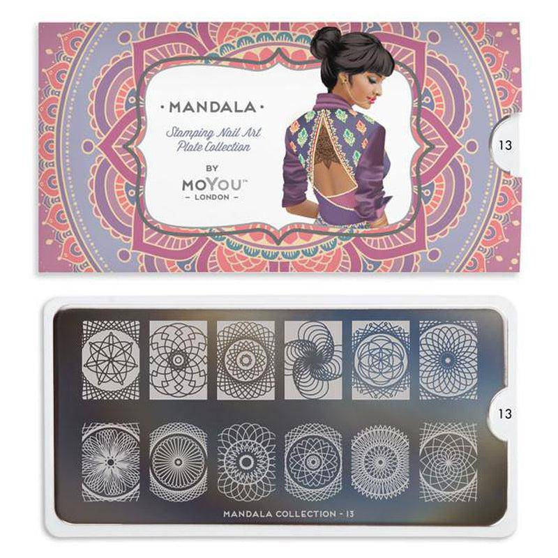 Mandala 13 ✦ Nail Stamping Plate - MoYou London