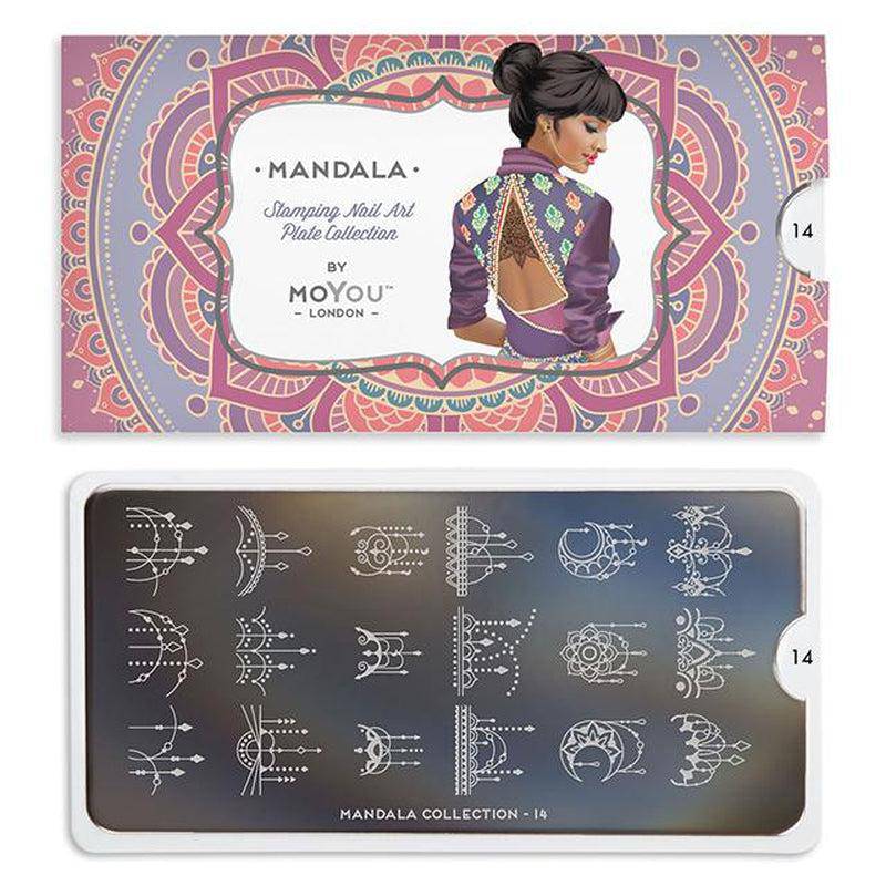 Mandala 14 ✦ Nail Stamping Plate - MoYou London