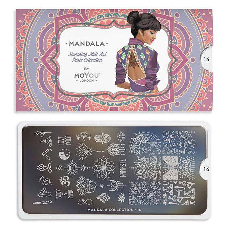 Mandala 16 ✦ Nail Stamping Plate - MoYou London