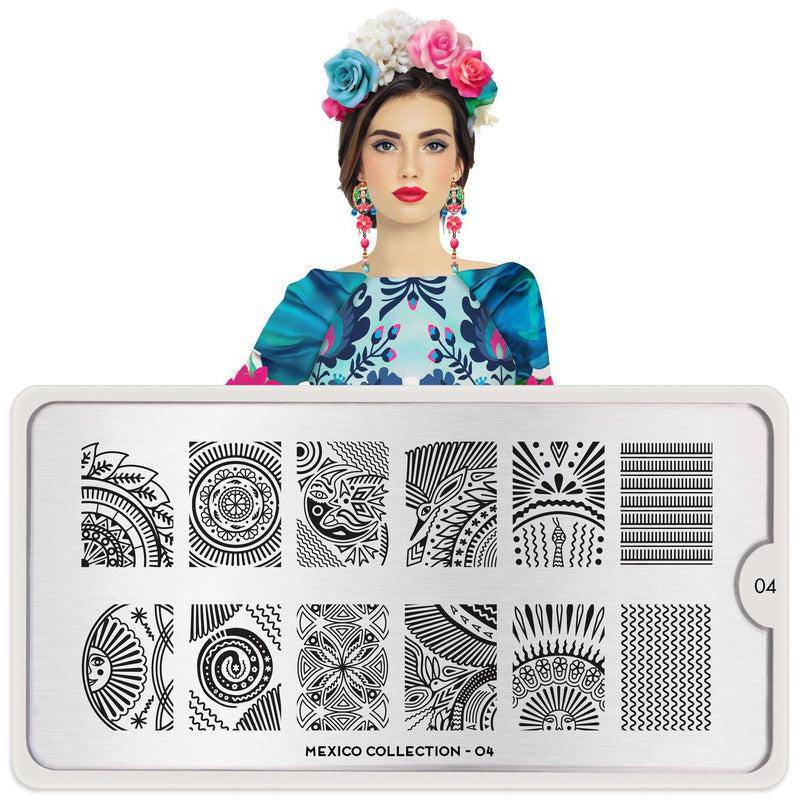 Mexico 04 ✦ Nail Stamping Plate - MoYou London