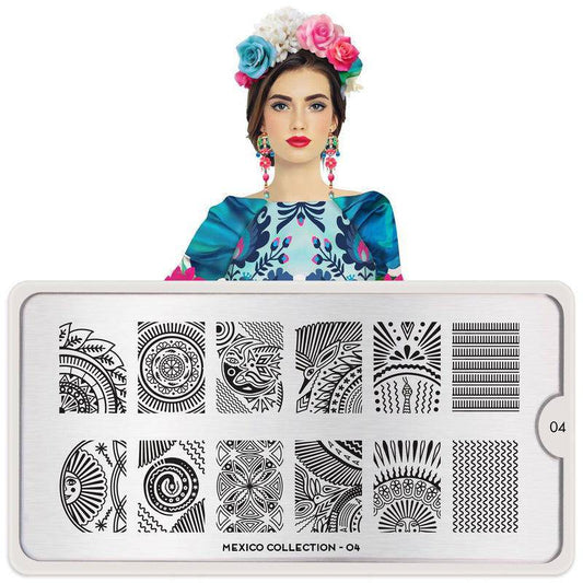 Mexico 04 ✦ Nail Stamping Plate - MoYou London