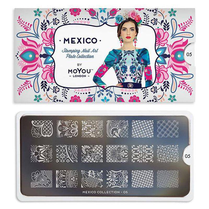 Mexico 05 ✦ Nail Stamping Plate - MoYou London