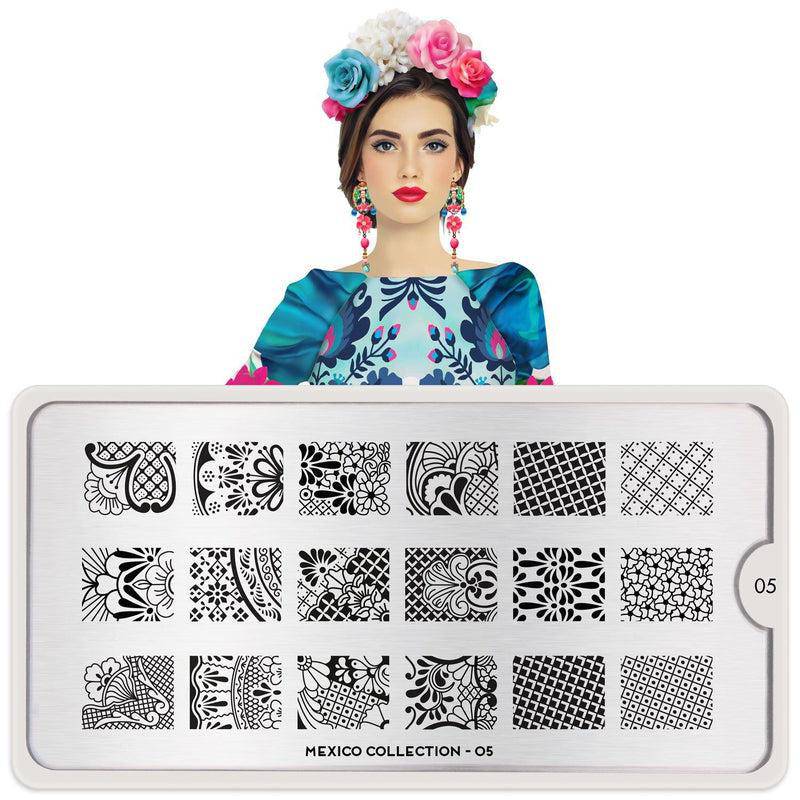 Mexico 05 ✦ Nail Stamping Plate - MoYou London