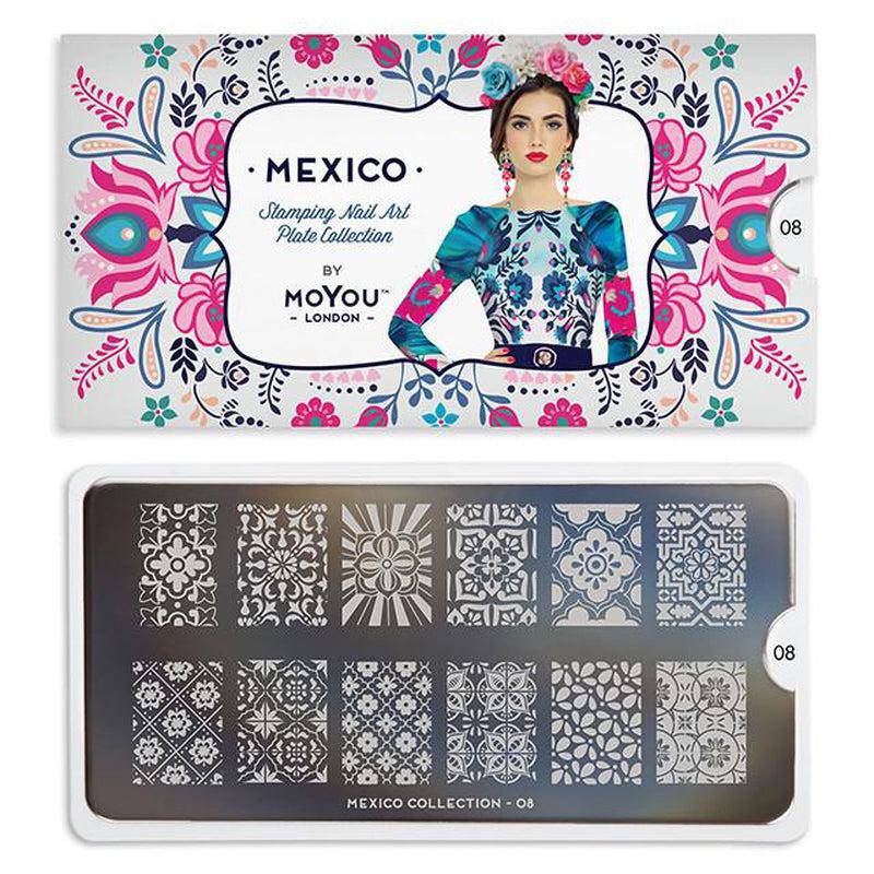 Mexico 08 ✦ Nail Stamping Plate - MoYou London