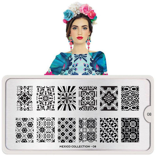 Mexico 08 ✦ Nail Stamping Plate - MoYou London
