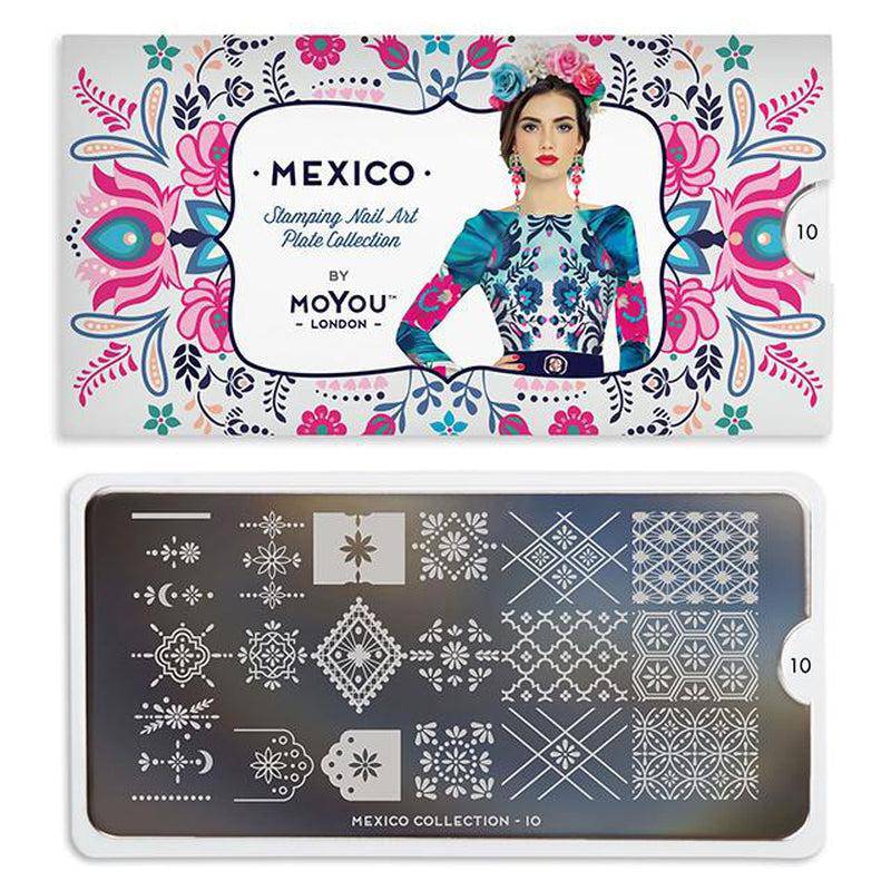 Mexico 10 ✦ Nail Stamping Plate - MoYou London