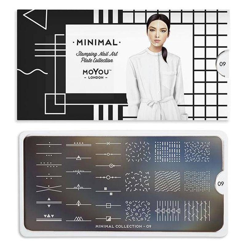 Minimal 09 ⦠Nail Stamping Plate - MoYou London