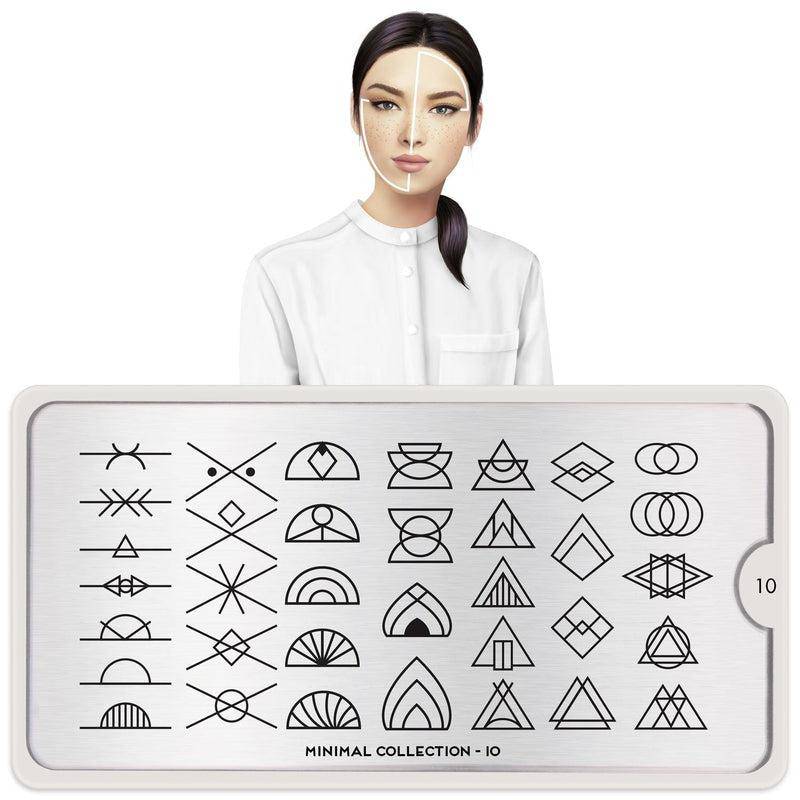 Minimal 10 ⦠Nail Stamping Plate - MoYou London