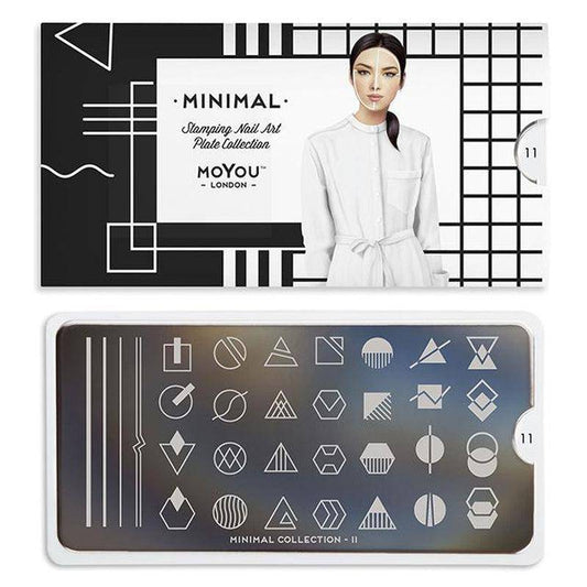 Minimal 11 ✦ Nail Stamping Plate - MoYou London