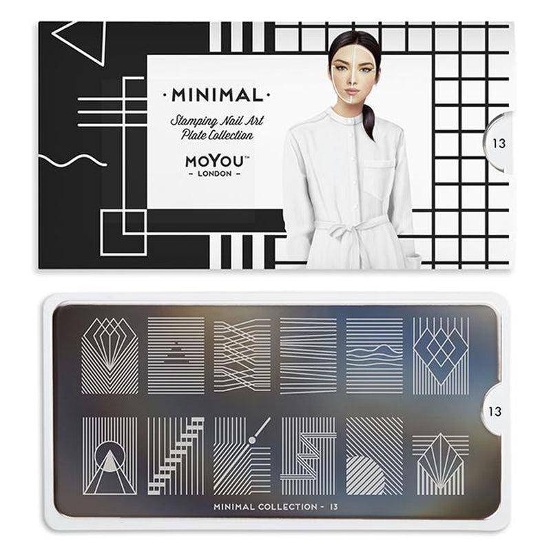 Minimal 13 ✦ Nail Stamping Plate - MoYou London