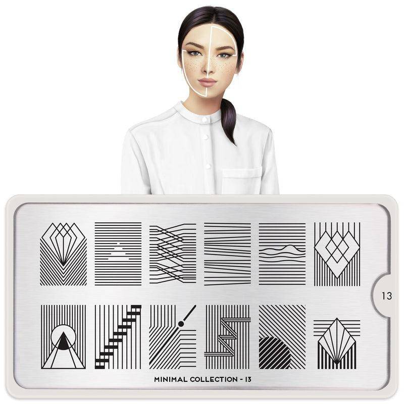 Minimal 13 ✦ Nail Stamping Plate - MoYou London