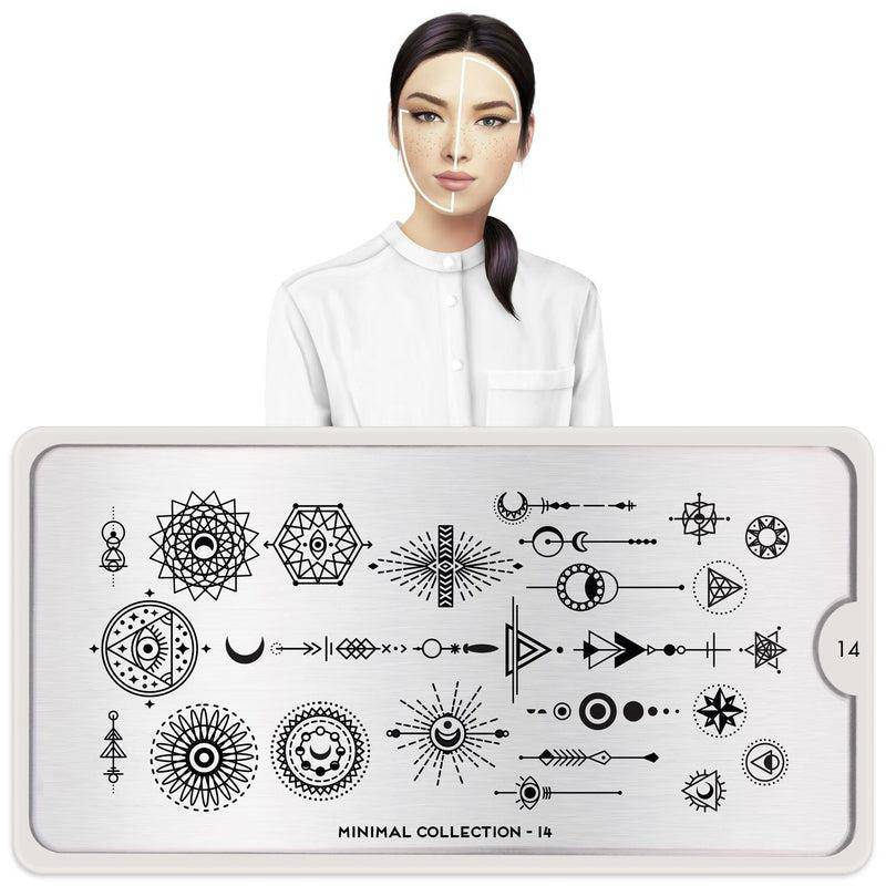Minimal 14 ✦ Nail Stamping Plate - MoYou London