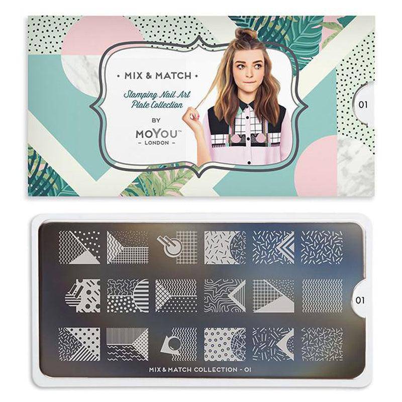 Mix & Match 01 ✦ Nail Stamping Plate - MoYou London