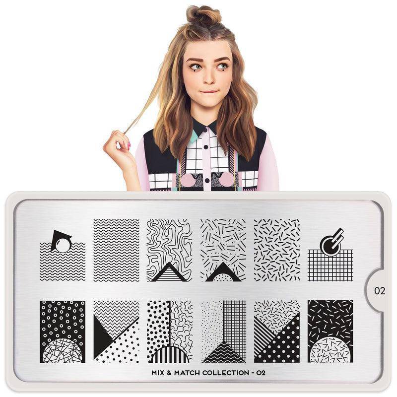 Mix & Match 02 ✦ Nail Stamping Plate - MoYou London