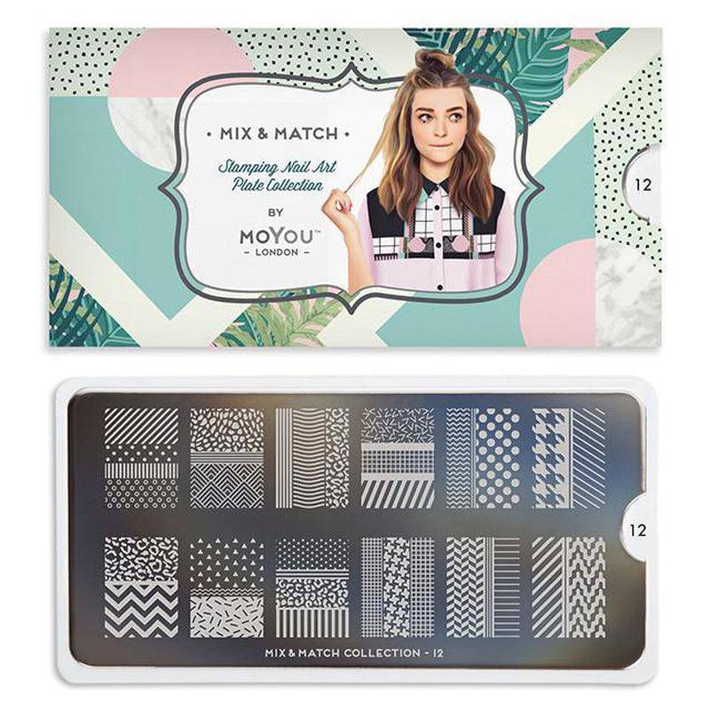 Mix & Match 12 ✦ Nail Stamping Plate - MoYou London