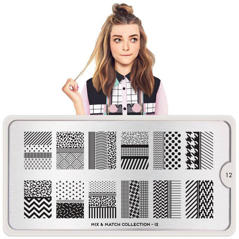 Mix & Match 12 ✦ Nail Stamping Plate - MoYou London
