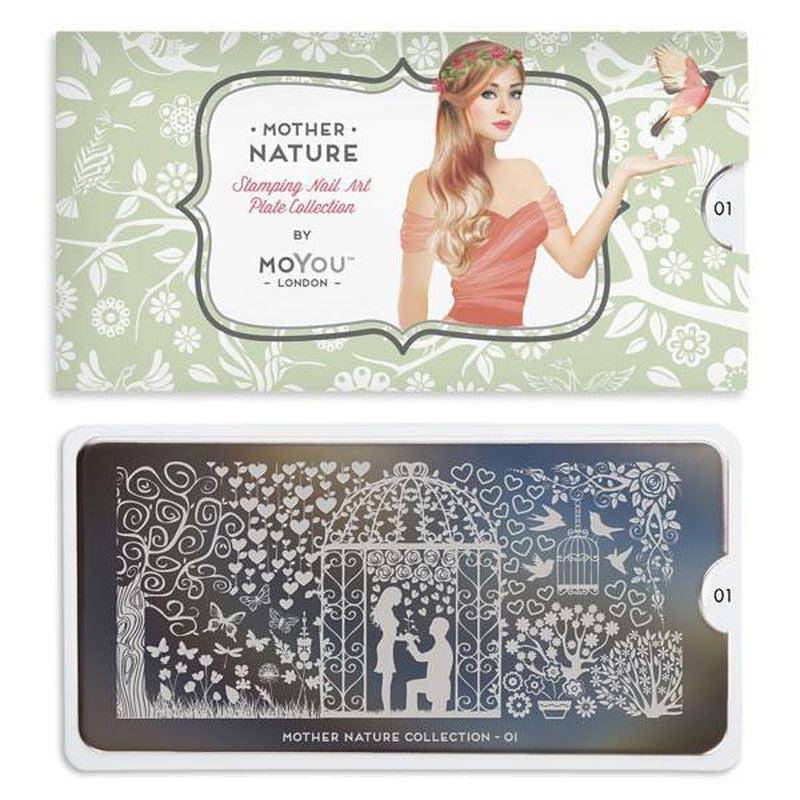 Mother Nature 01 ✦ Nail Stamping Plate - MoYou London