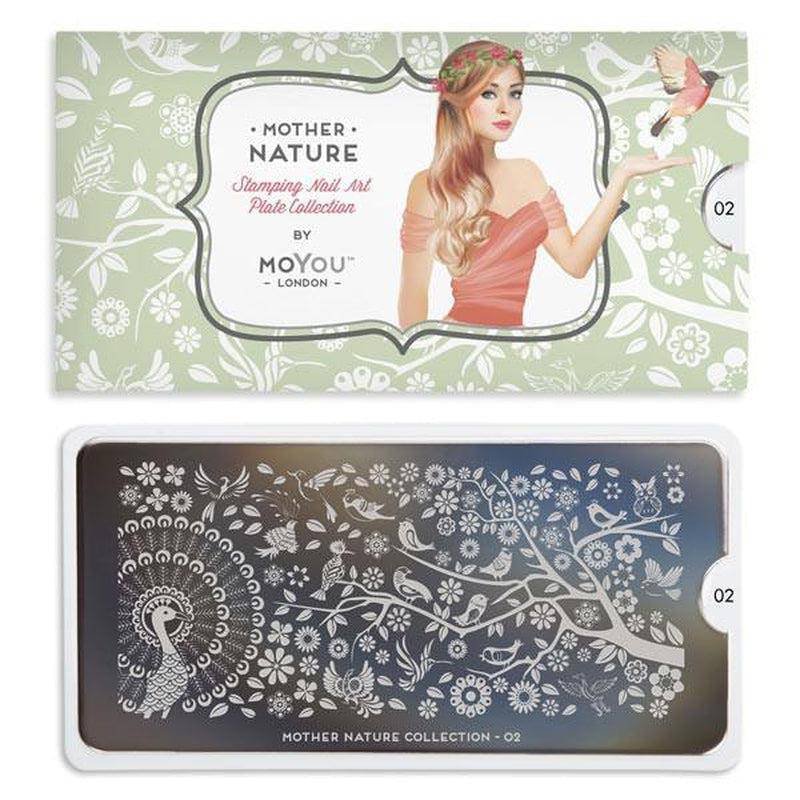 Mother Nature 02 ✦ Nail Stamping Plate - MoYou London