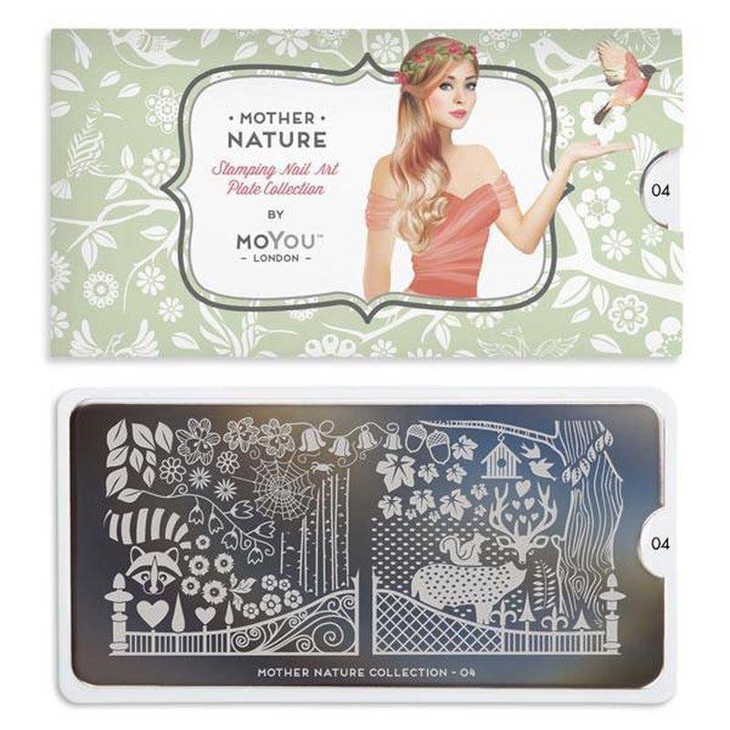 Mother Nature 04 ✦ Nail Stamping Plate - MoYou London