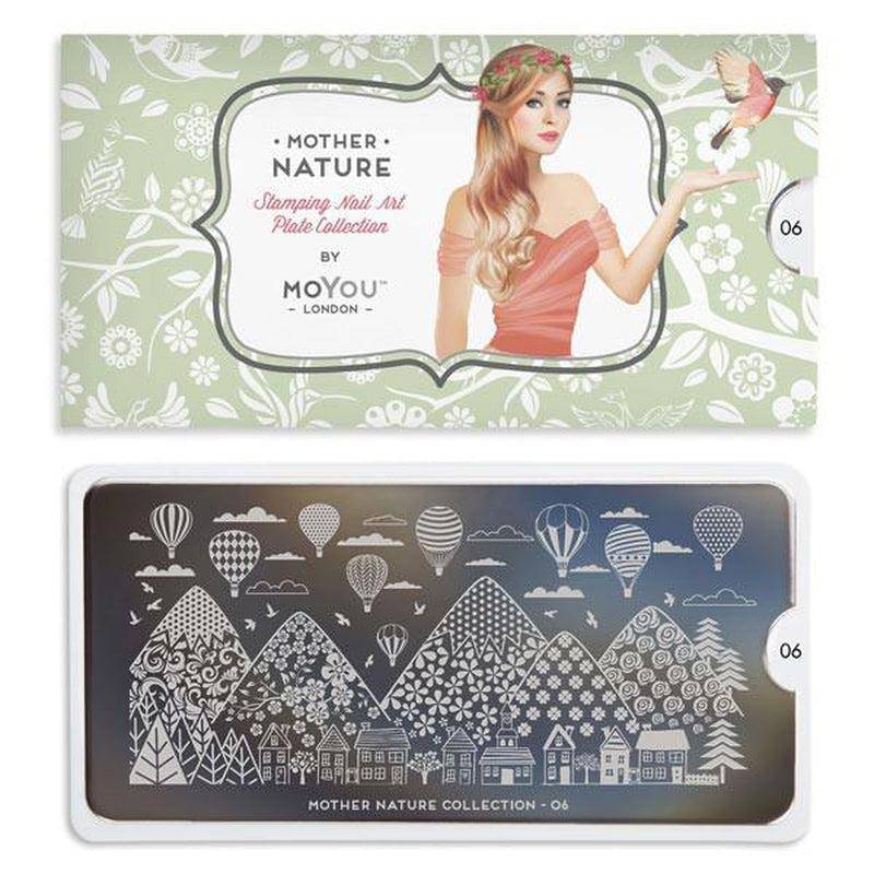 Mother Nature 06 ✦ Nail Stamping Plate - MoYou London