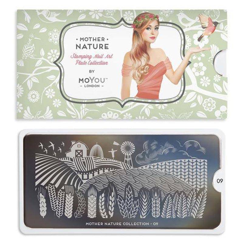 Mother Nature 09 ✦ Nail Stamping Plate - MoYou London