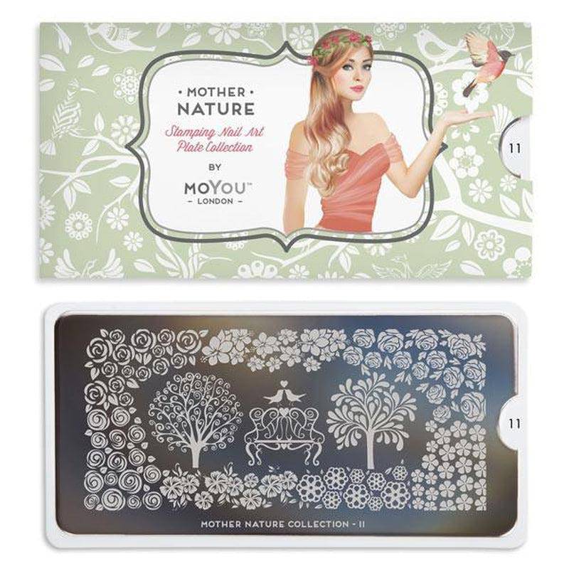 Mother Nature 11 ✦ Nail Stamping Plate - MoYou London