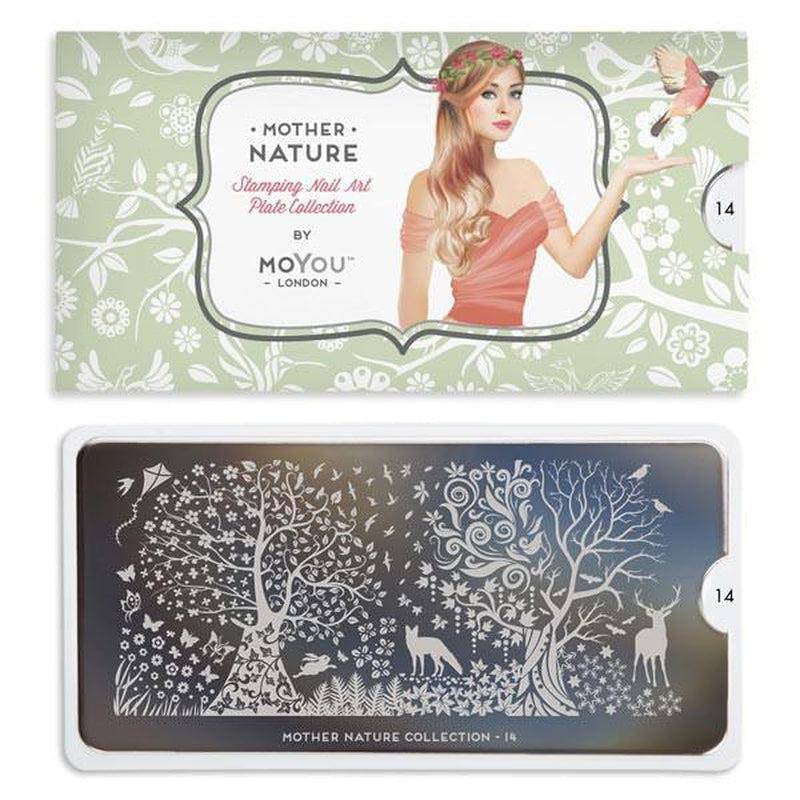 Mother Nature 14 ✦ Nail Stamping Plate - MoYou London