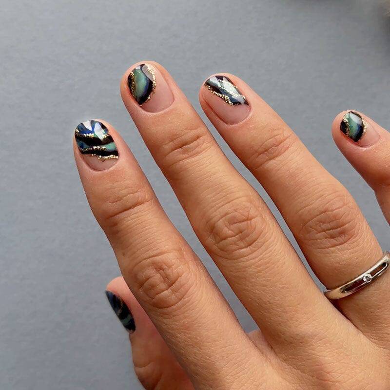 Gel Nail Strip Bundle ★ Marble Plate Bundles MoYou London