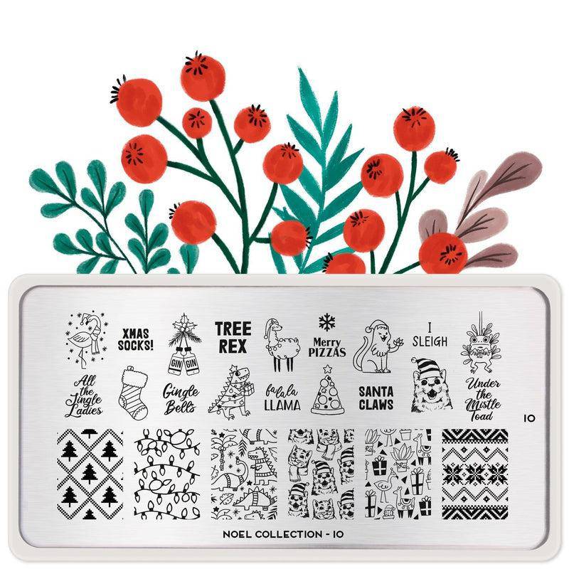 Noel 10 ✦ Nail Stamping Plate - MoYou London