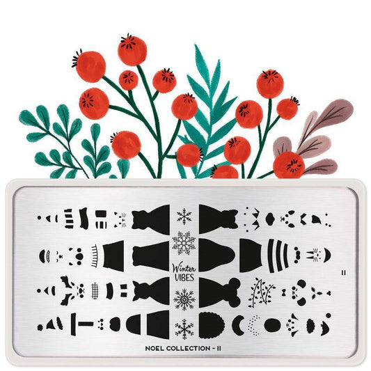 Noel 11 ✦ Nail Stamping Plate - MoYou London