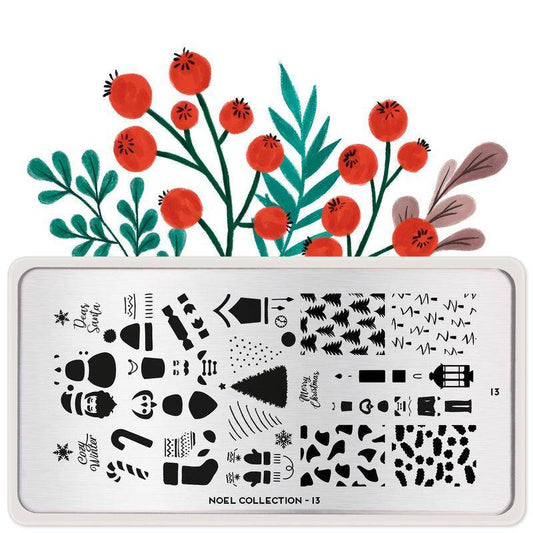 Noel 13 ✦ Nail Stamping Plate - MoYou London