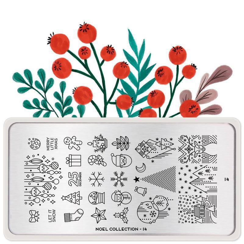Noel 14 ✦ Nail Stamping Plate - MoYou London