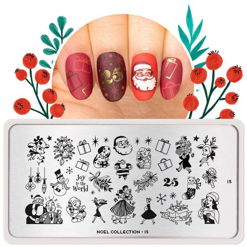 Noel 15 ✦ Nail Stamping Plate - MoYou London