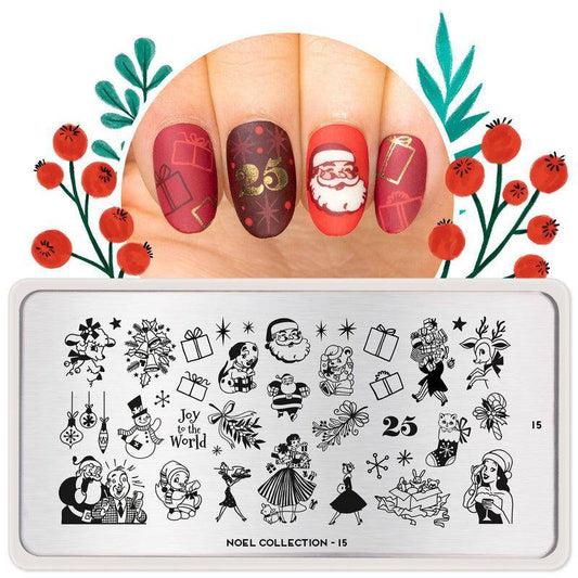 Noel 15 ✦ Nail Stamping Plate - MoYou London