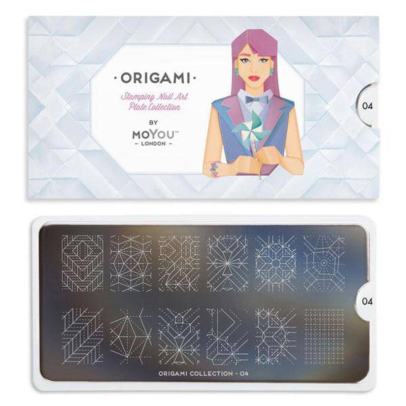 Origami 04 ✦ Nail Stamping Plate - MoYou London