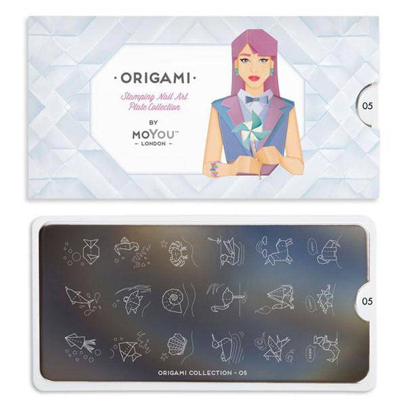 Origami 05 ✦ Nail Stamping Plate - MoYou London