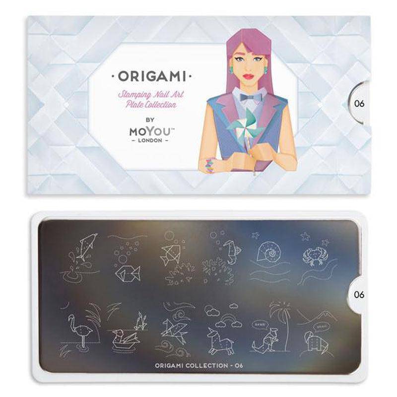 Origami 06 ✦ Nail Stamping Plate - MoYou London