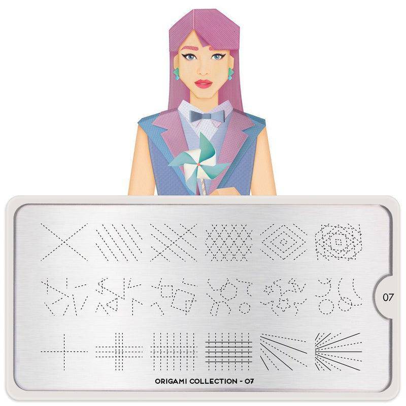 Origami 07 ✦ Nail Stamping Plate - MoYou London
