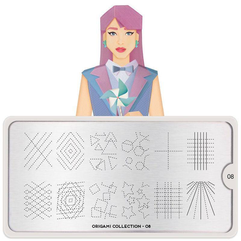 Origami 08 ✦ Nail Stamping Plate - MoYou London