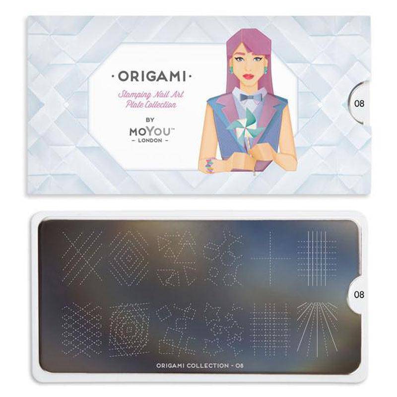 Origami 08 ✦ Nail Stamping Plate - MoYou London