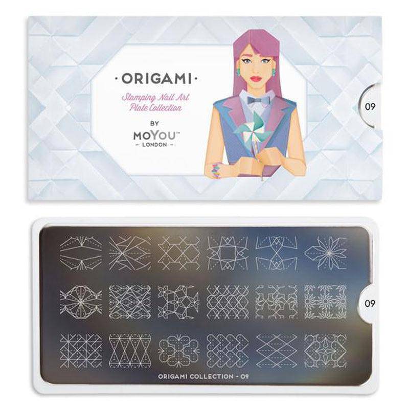 Origami 09 ✦ Nail Stamping Plate - MoYou London