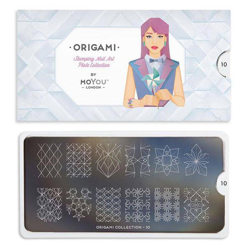 Origami 10 ✦ Nail Stamping Plate - MoYou London